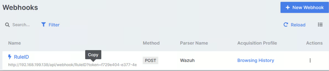 Wazuh Integration: Copy